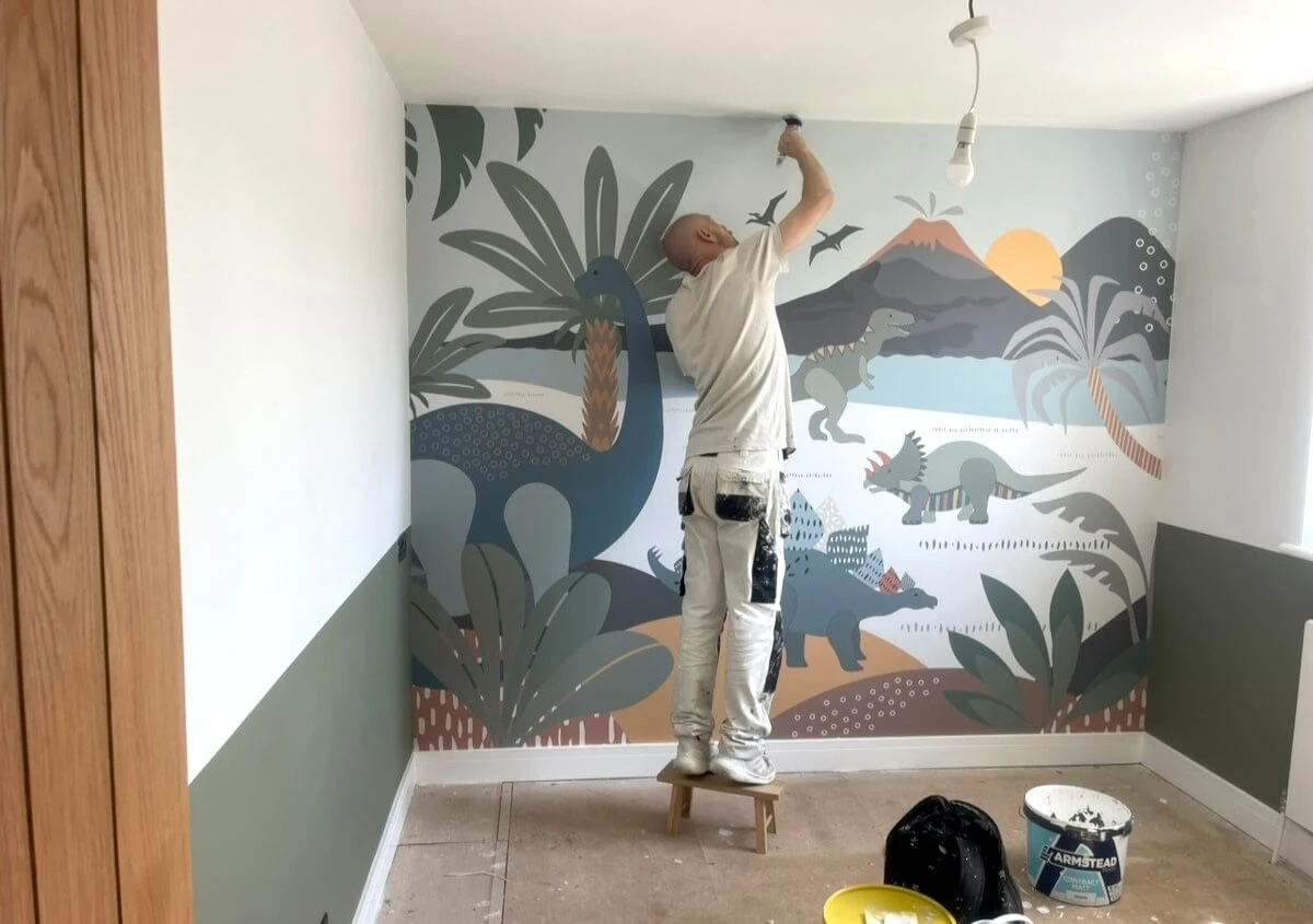 feature wall decorated sunderland foxglove decor
