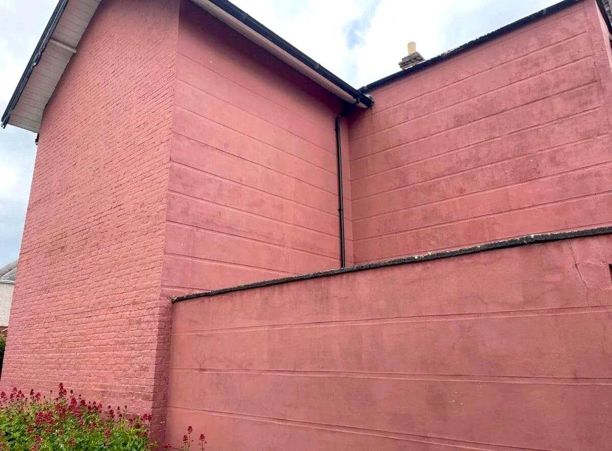 sunderland house brick exterior painted foxglove decor